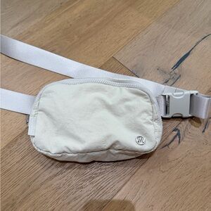 Lululemon Cream Belt Bag